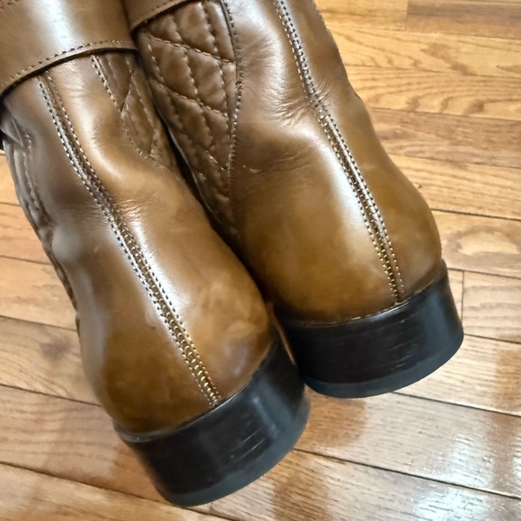 BELVEDERE MENS QUILTED brown  GENUINE ALLIGATOR BOOTS SIZE 8.5 - Picture 16 of 16